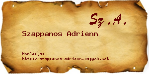 Szappanos Adrienn névjegykártya