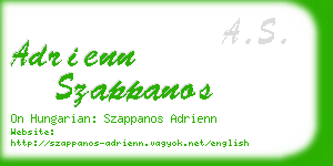 adrienn szappanos business card